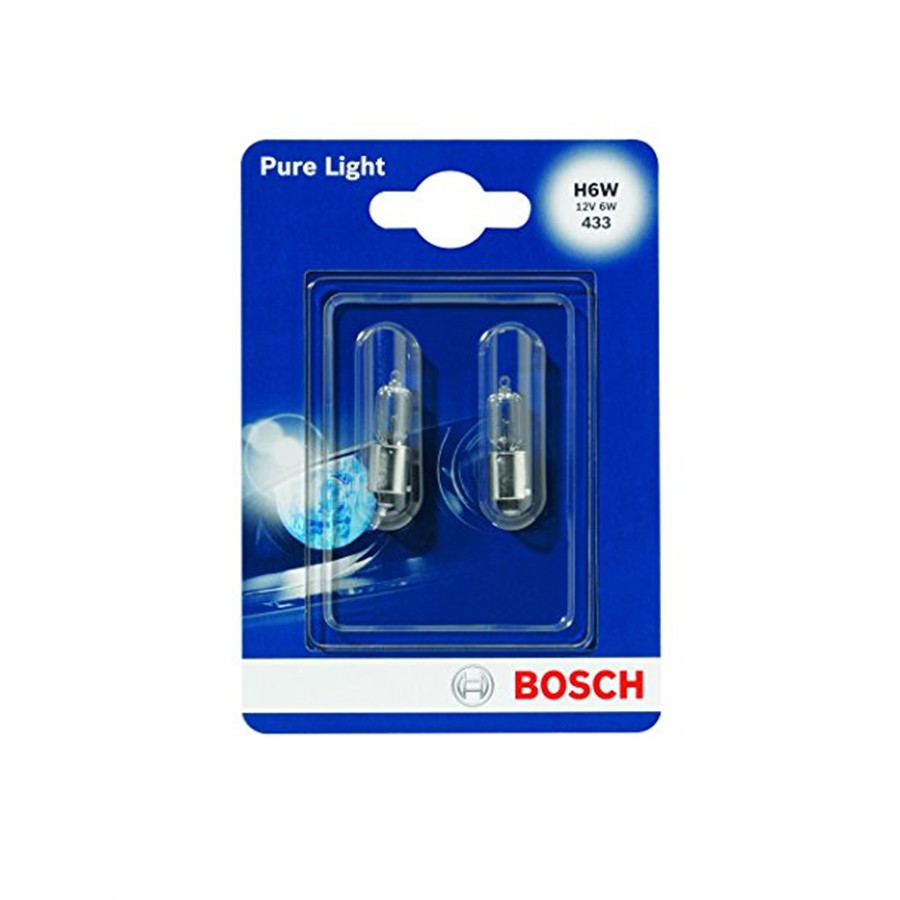2 Ampoules Bosch H6w Pure Light 12 V