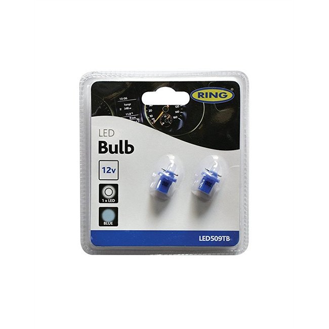 2 Ampoules LED RING Bax 8,5D éclairage Bleu Norauto.fr