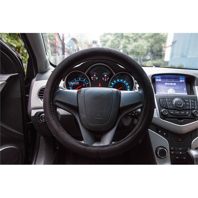Couvre Volant Norauto Black Velvet Noir