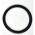 Couvre volant NORAUTO Tuning chrom&eacute; / noir