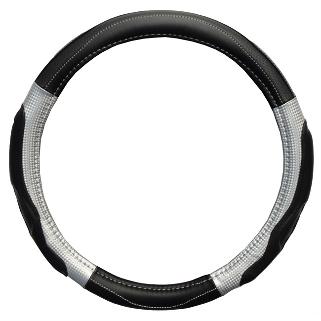 Noir Carbone Fibre D/écoration M/étal Volant Tournevis Douille Pommeau Poign/ée