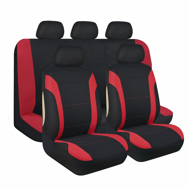 Jeu Complet De Housses Universelles Voiture 1er Prix Twister Noires Et Rouges