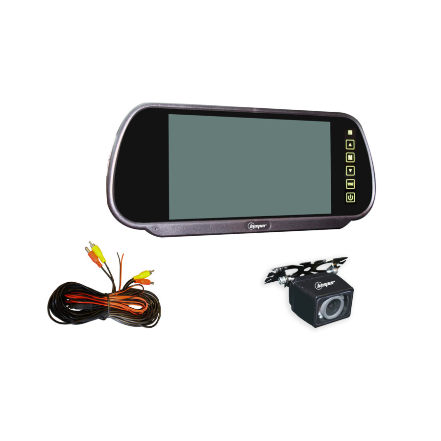 Kit Vidéo De Recul Avec Écran Rétroviseur 7 Beeper - Cc1-n