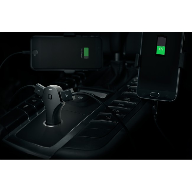 Chargeur double USB localisateur GPS ZUS : ZUS Chargeur Connecte Double Usb Localisateur