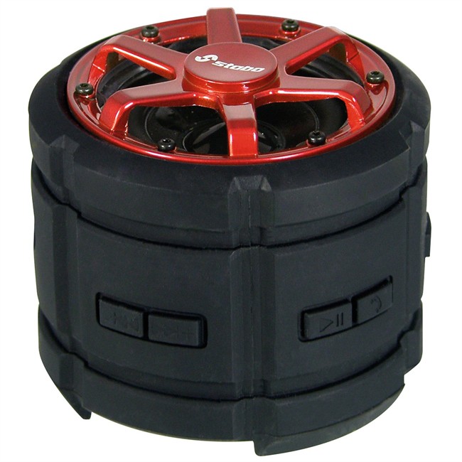 Enceinte Bluetooth Stabo Ipx7 Noir Et Rouge