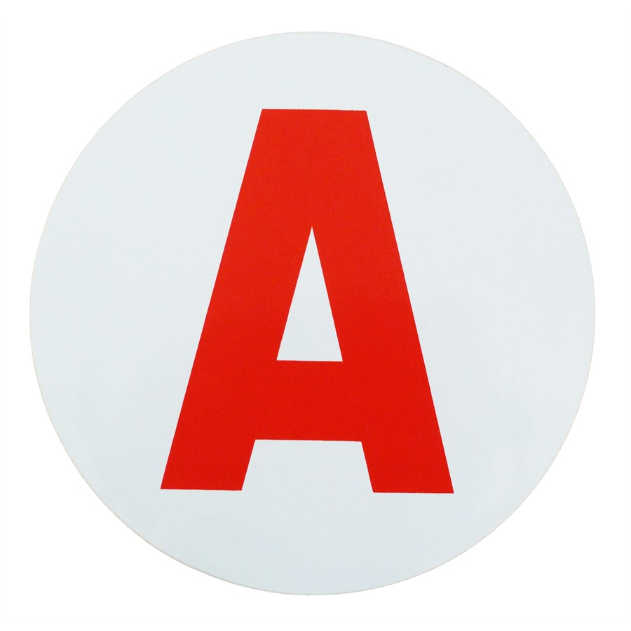 1 Disque A Jeune Conducteur Ø 15 Cm Autocollant