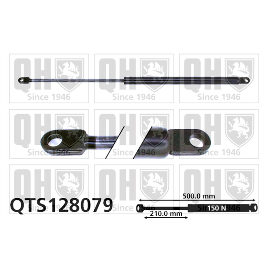 Vérin De Coffre Quinton Hazell Qts128079