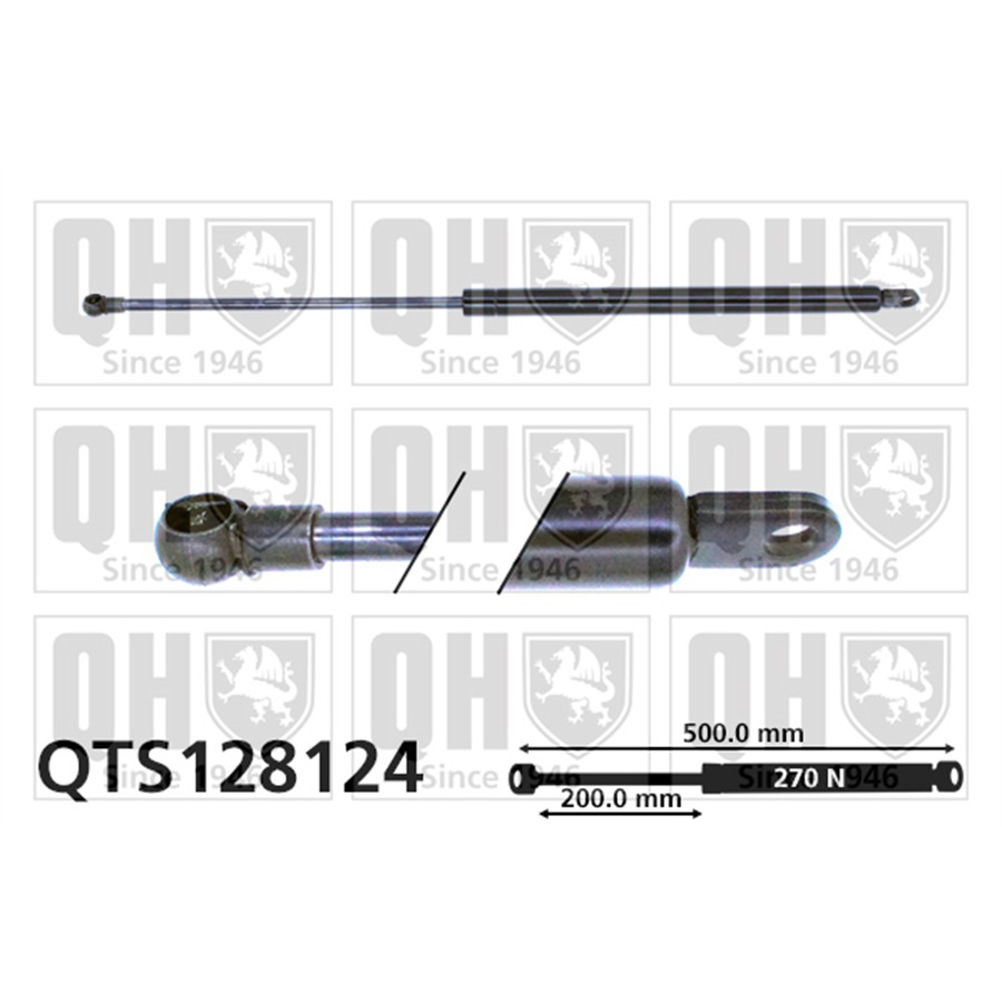 Vérin De Coffre Quinton Hazell Qts128124