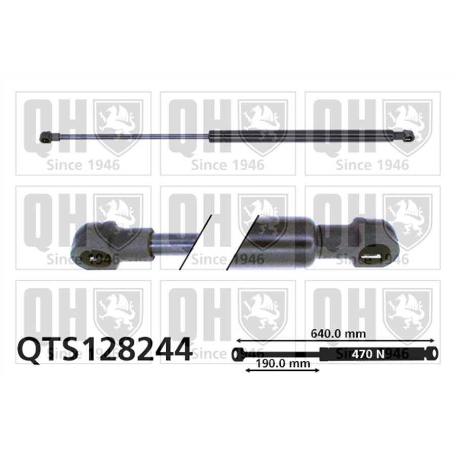 Vérin De Coffre Quinton Hazell Qts128244
