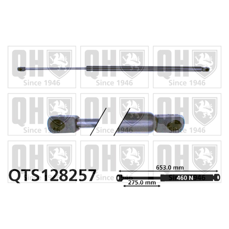 Vérin De Coffre Quinton Hazell Qts128257