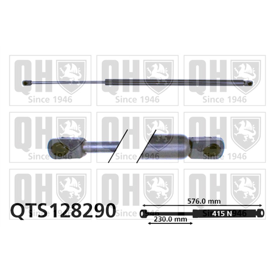 Vérin De Coffre Quinton Hazell Qts128290