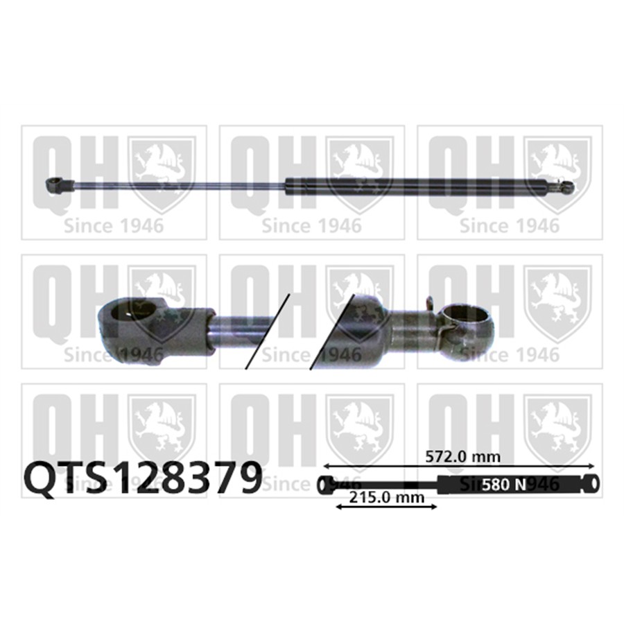 Vérin De Coffre Quinton Hazell Qts128379