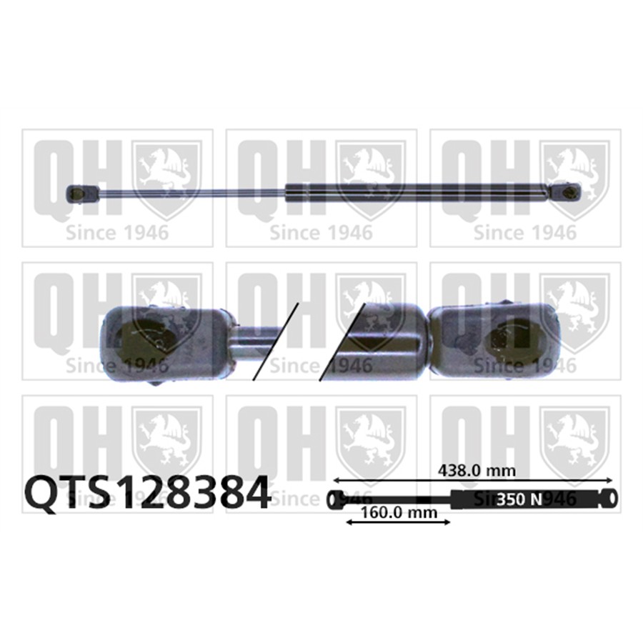 Vérin De Coffre Quinton Hazell Qts128384