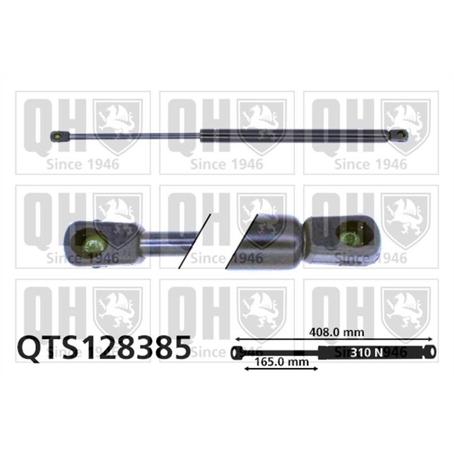Vérin De Coffre Quinton Hazell Qts128385