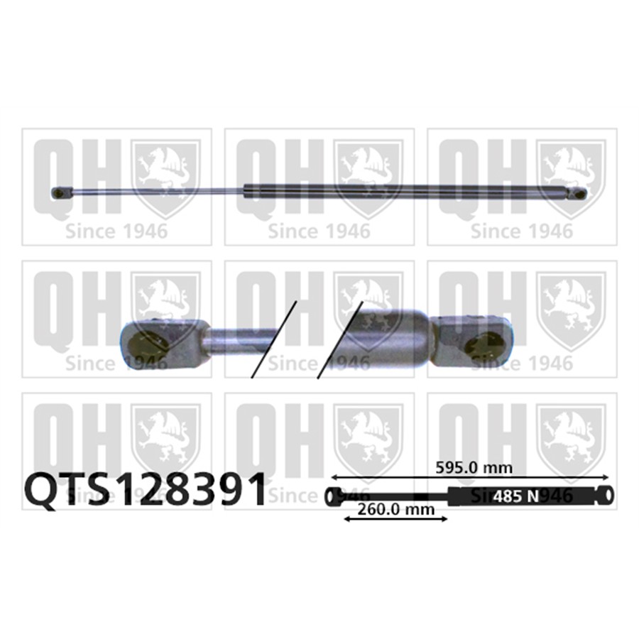 Vérin De Coffre Quinton Hazell Qts128391