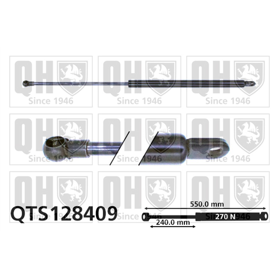 Vérin De Coffre Quinton Hazell Qts128409
