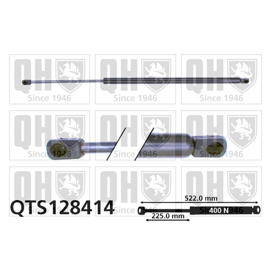 Vérin De Coffre Quinton Hazell Qts128414