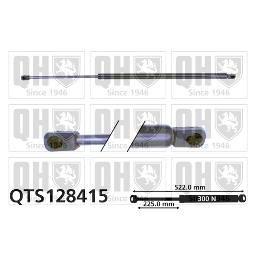 Vérin De Coffre Quinton Hazell Qts128415