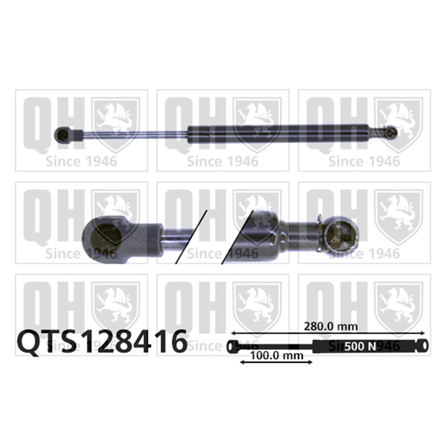 Vérin De Coffre Quinton Hazell Qts128416