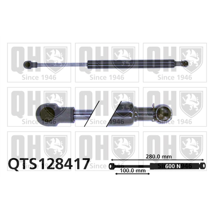 Vérin De Coffre Quinton Hazell Qts128417