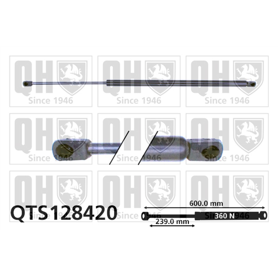 Vérin De Coffre Quinton Hazell Qts128420