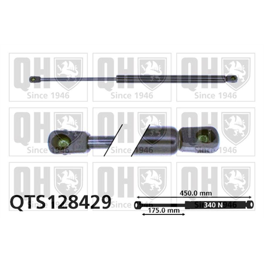 Vérin De Coffre Quinton Hazell Qts128429