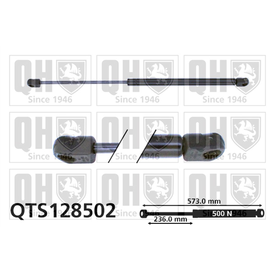 Vérin De Coffre Quinton Hazell Qts128502