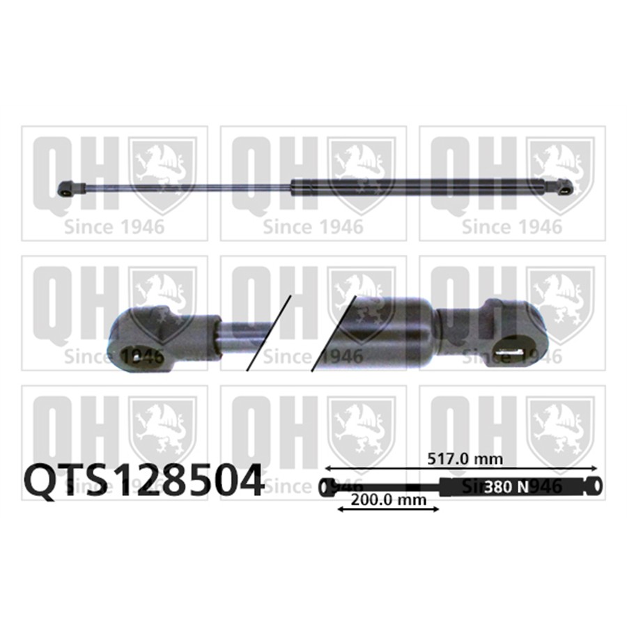 Vérin De Coffre Quinton Hazell Qts128504