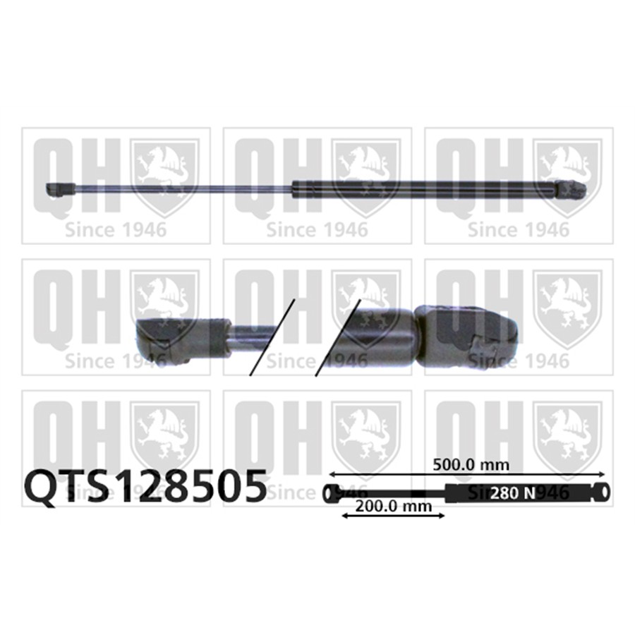 Vérin De Coffre Quinton Hazell Qts128505