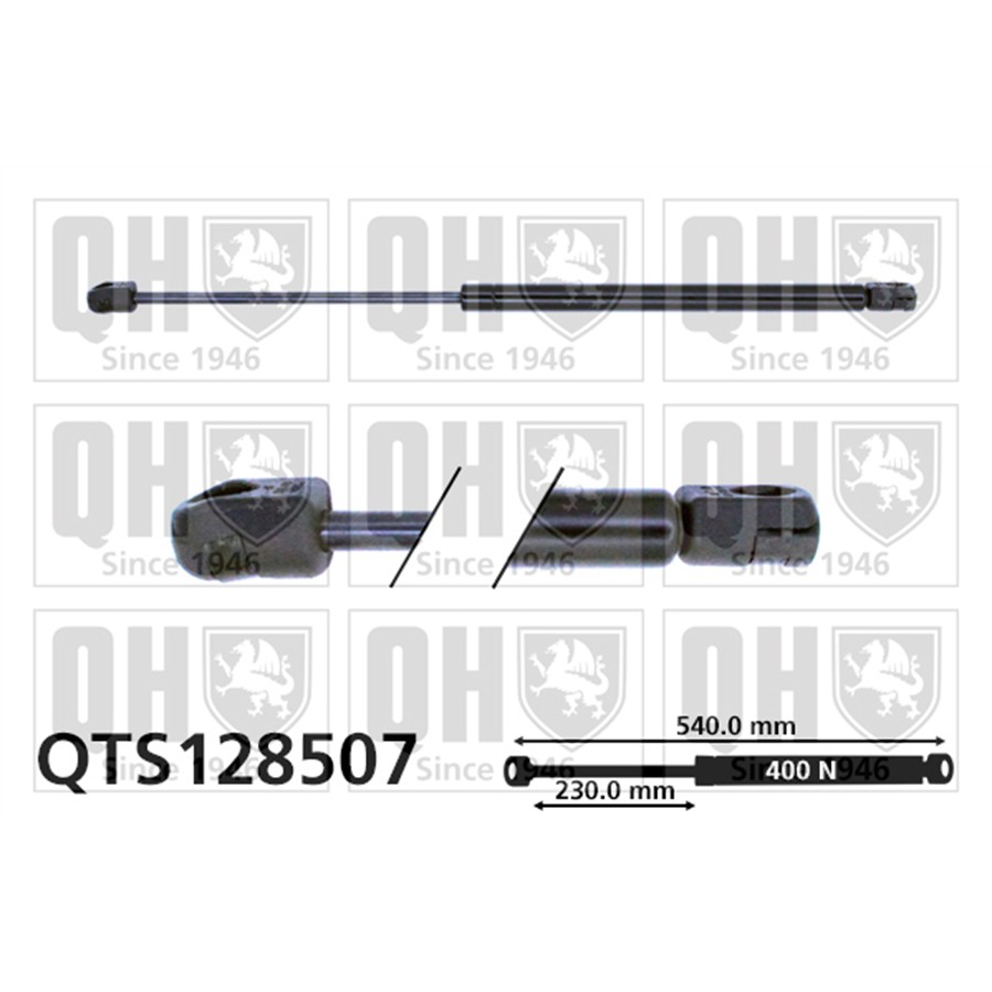 Vérin De Coffre Quinton Hazell Qts128507