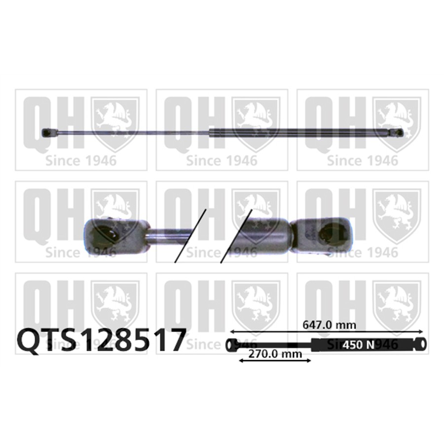 Vérin De Coffre Quinton Hazell Qts128517
