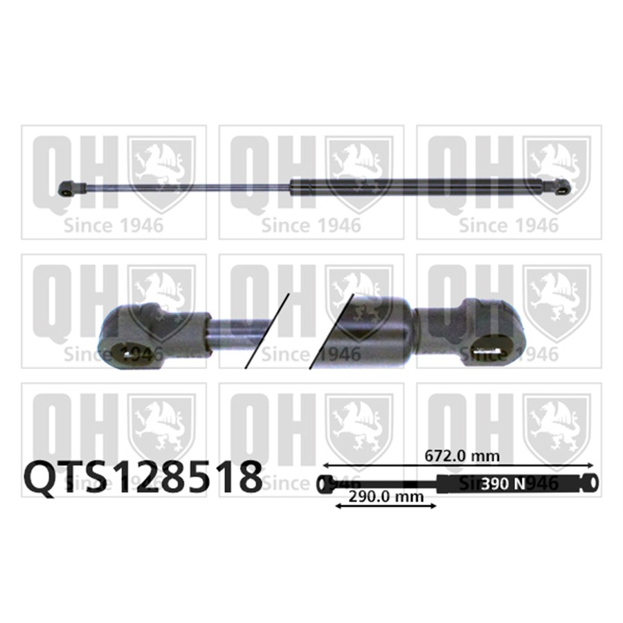 Vérin De Coffre Quinton Hazell Qts128518