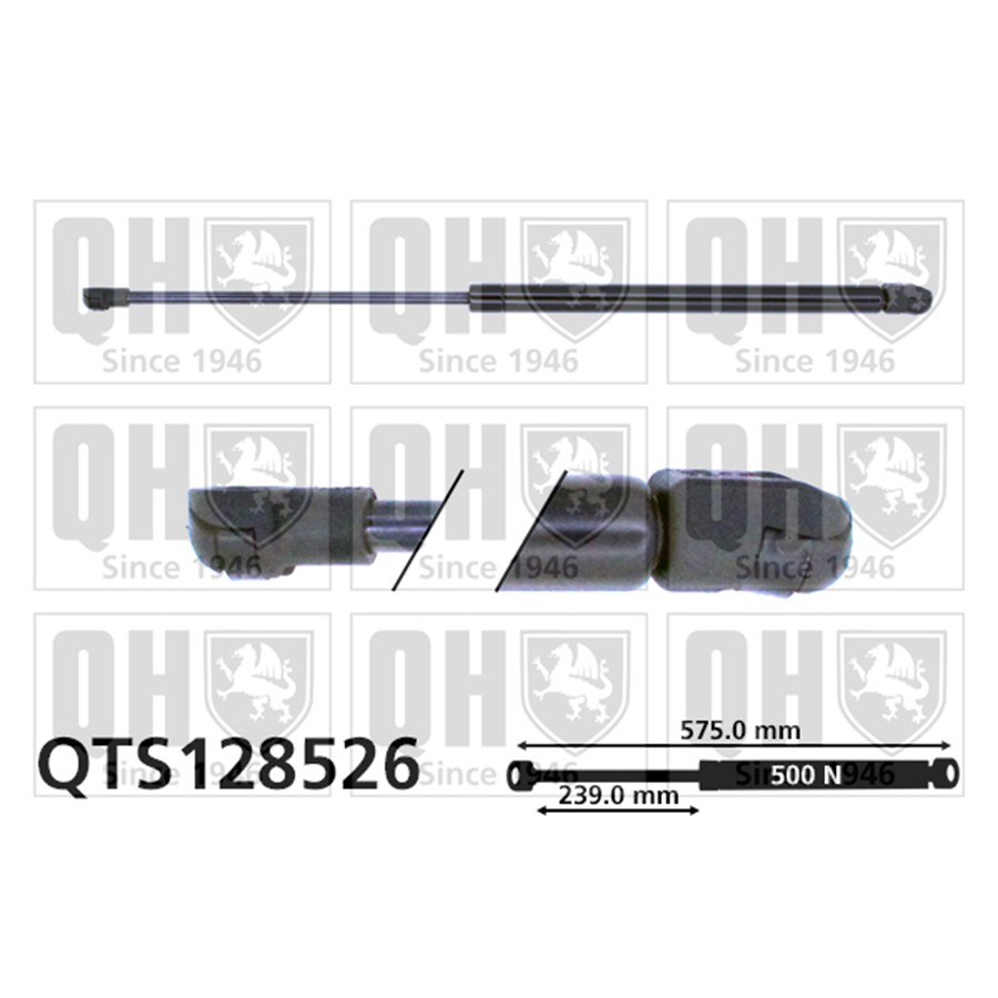 Vérin De Coffre Quinton Hazell Qts128526