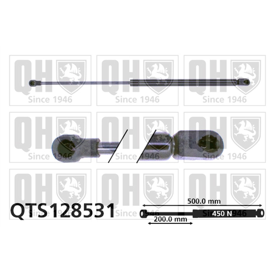 Vérin De Coffre Quinton Hazell Qts128531