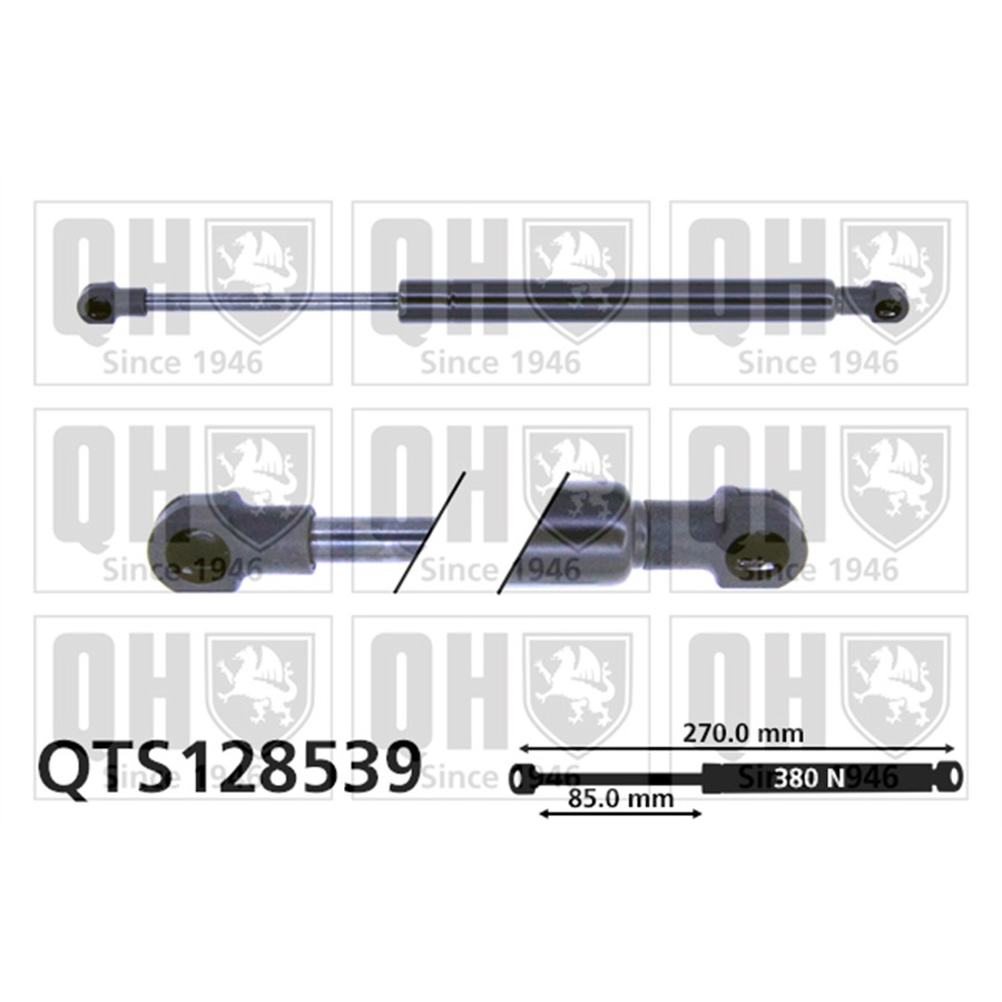 Vérin De Coffre Quinton Hazell Qts128539