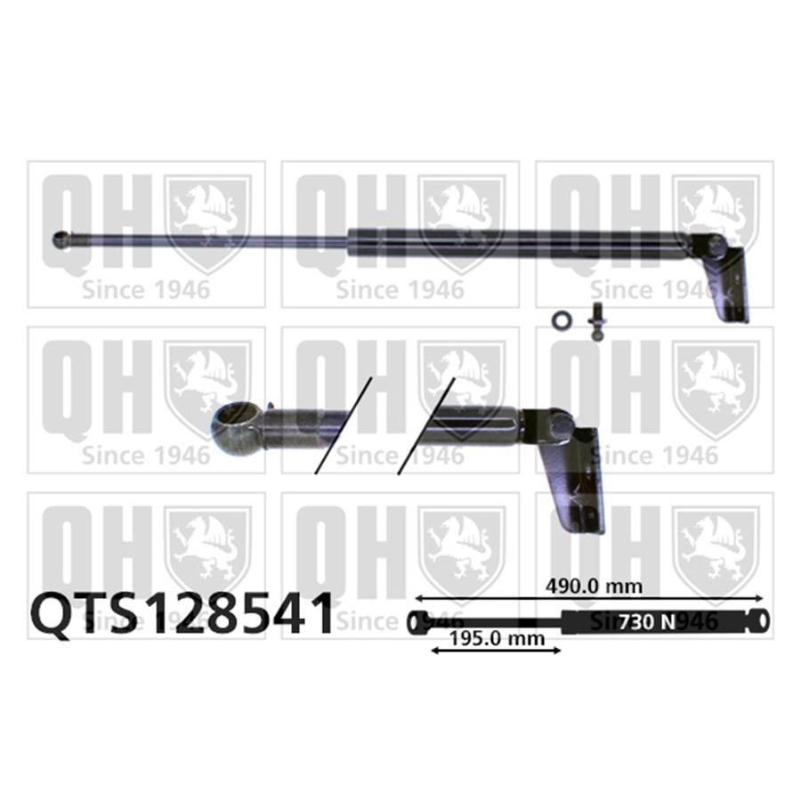 Vérin De Coffre Quinton Hazell Qts128541
