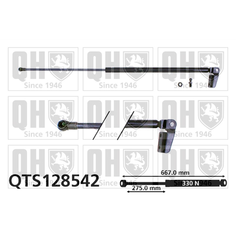 Vérin De Coffre Quinton Hazell Qts128542