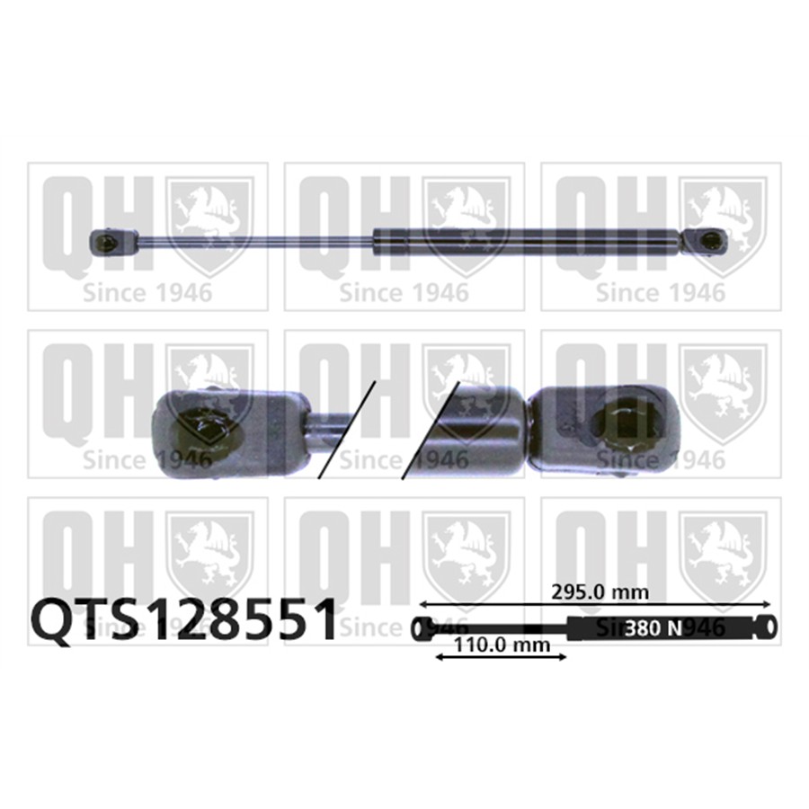 Vérin De Coffre Quinton Hazell Qts128551