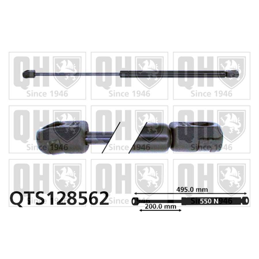 Vérin De Coffre Quinton Hazell Qts128562