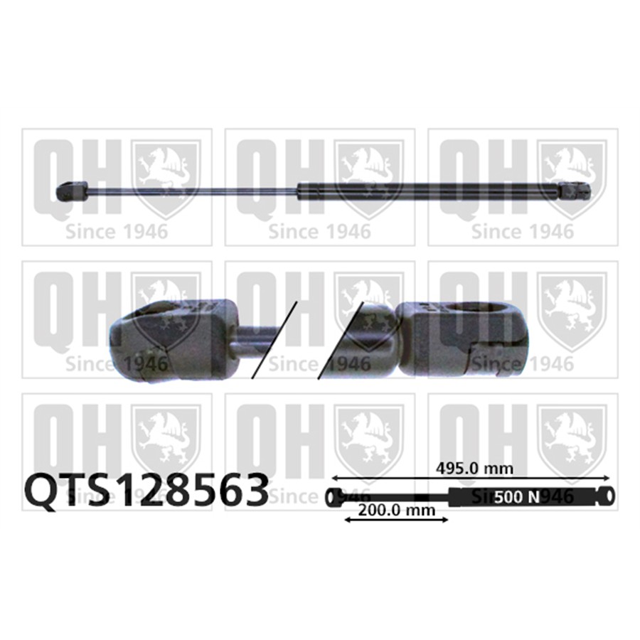 Vérin De Coffre Quinton Hazell Qts128563