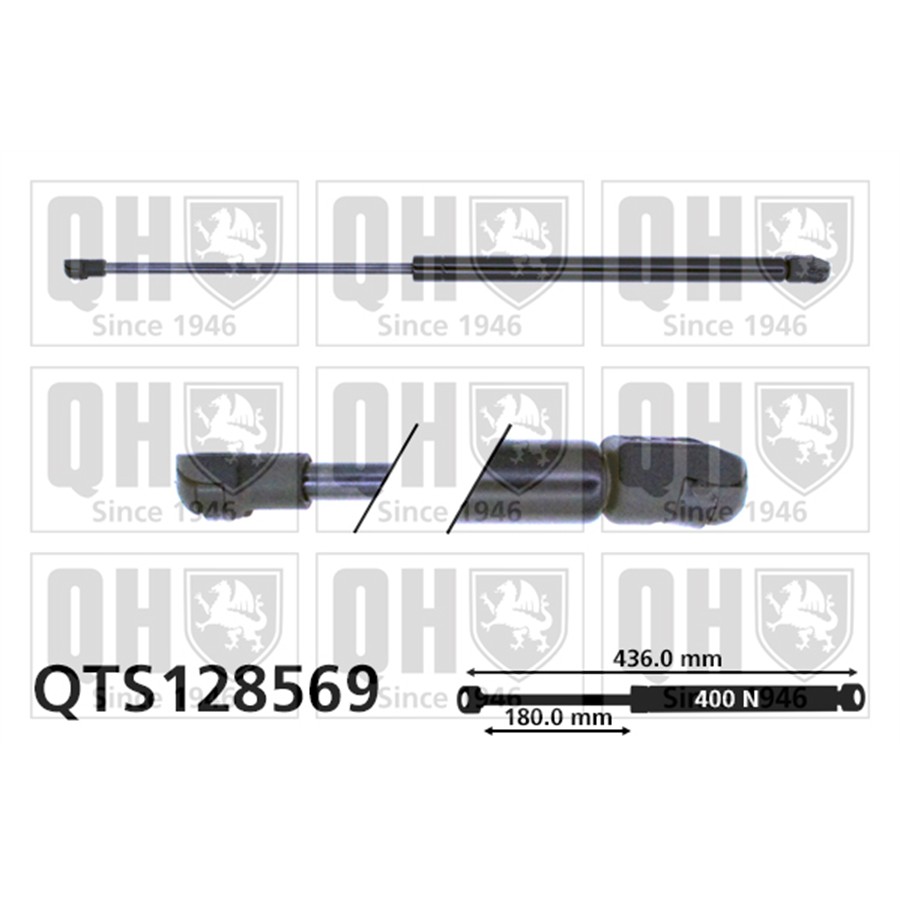 Vérin De Coffre Quinton Hazell Qts128569
