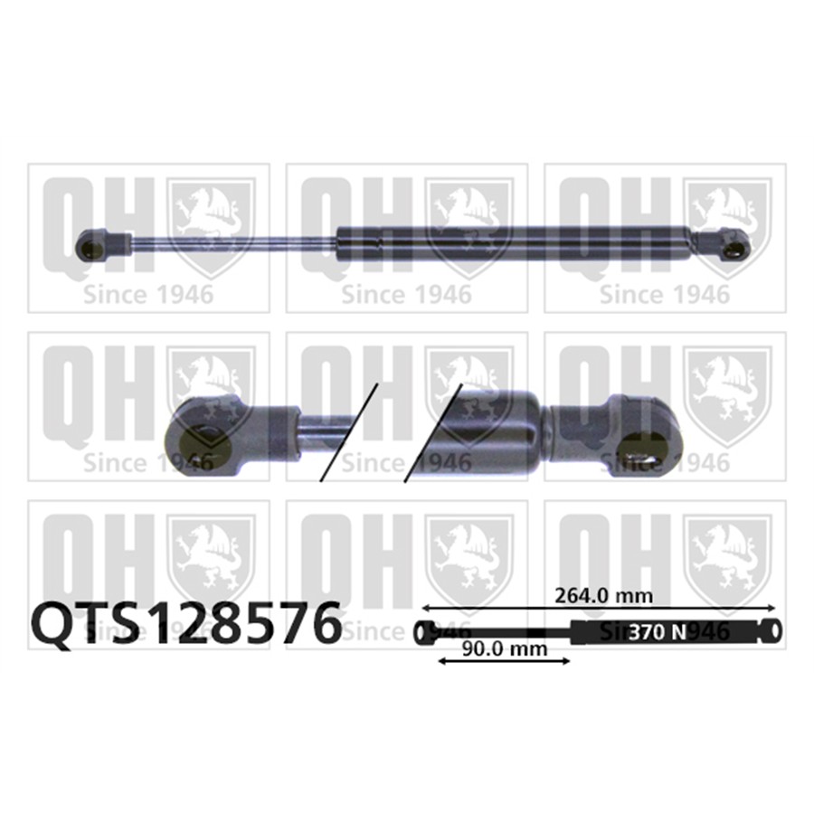Vérin De Coffre Quinton Hazell Qts128576