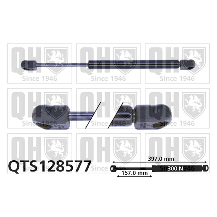 Vérin De Capot Quinton Hazell Qts128577