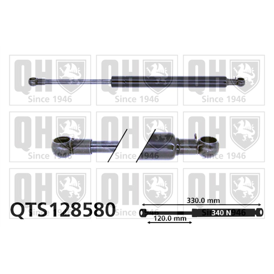 Vérin De Coffre Quinton Hazell Qts128580