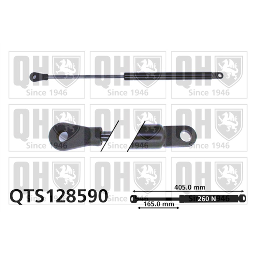 Vérin De Coffre Quinton Hazell Qts128590