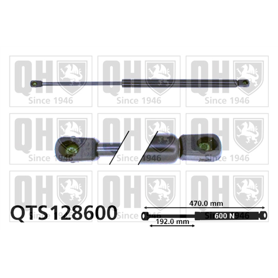 Vérin De Coffre Quinton Hazell Qts128600