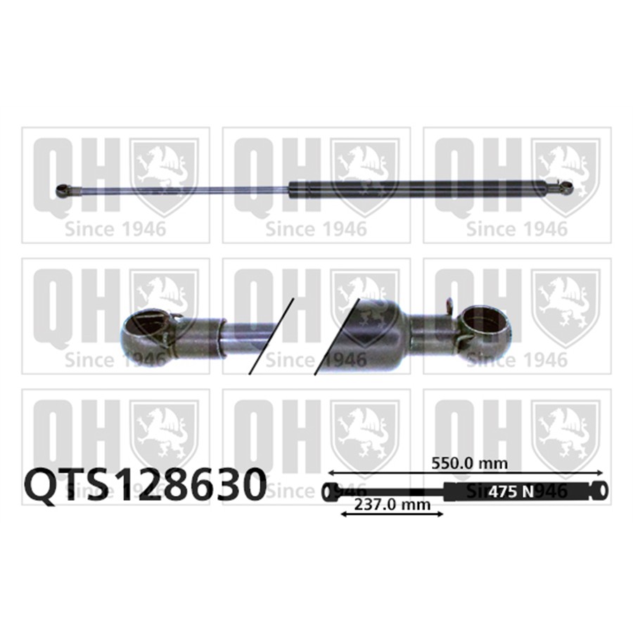 Vérin De Coffre Quinton Hazell Qts128630