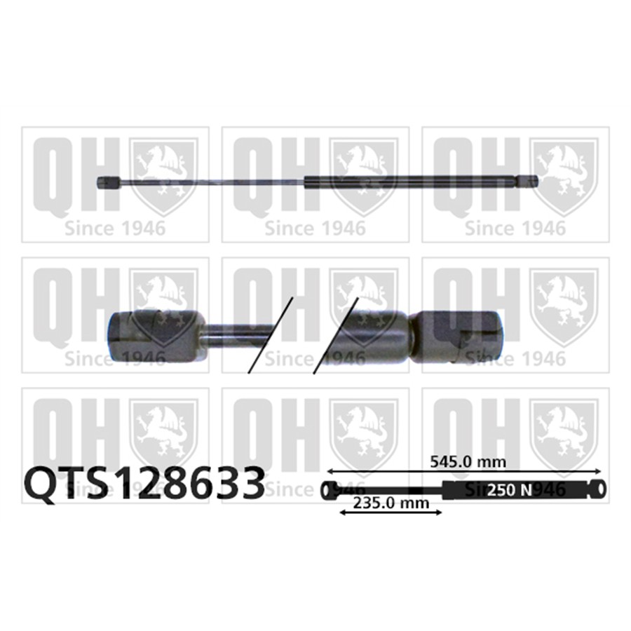 Vérin De Capot Quinton Hazell Qts128633