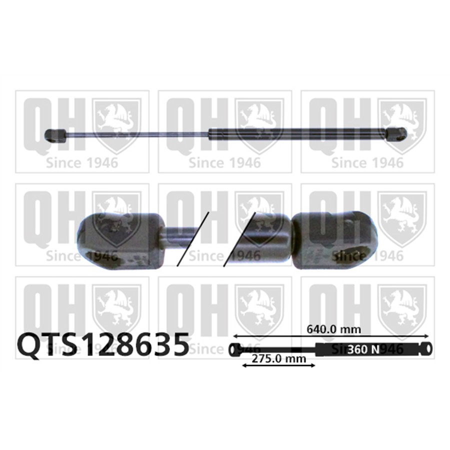 Vérin De Coffre Quinton Hazell Qts128635