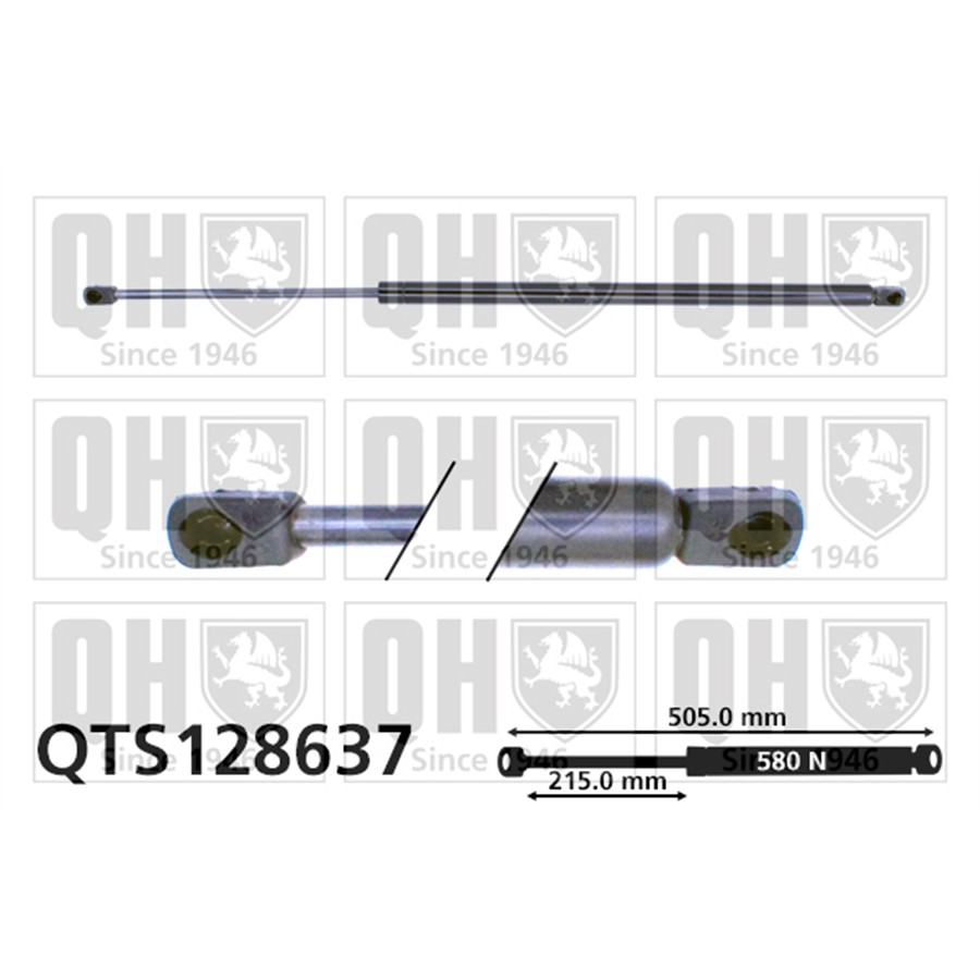 Vérin De Coffre Quinton Hazell Qts128637